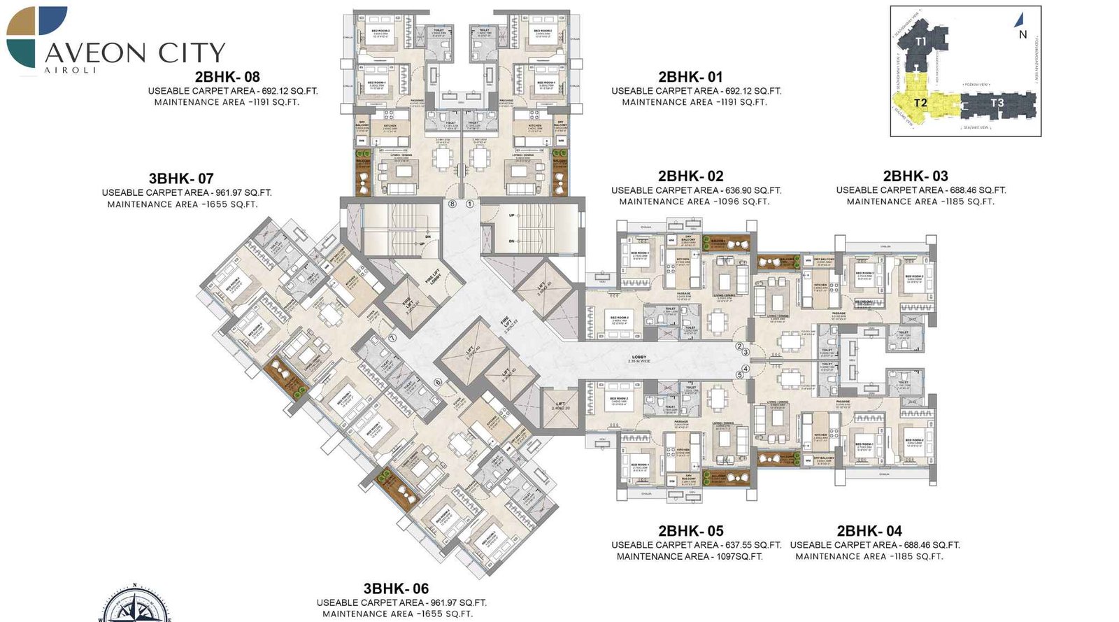 Balaji-Tricity-Delta-Aveon-City-Floor-Plan-Tower-2